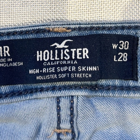 Holister High Rise Super Skinny Jeans Size 11 - Picture 8 of 9